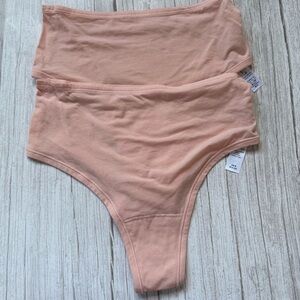 Play Assorted 2-Pack High Waist Thongs Hanky Panky